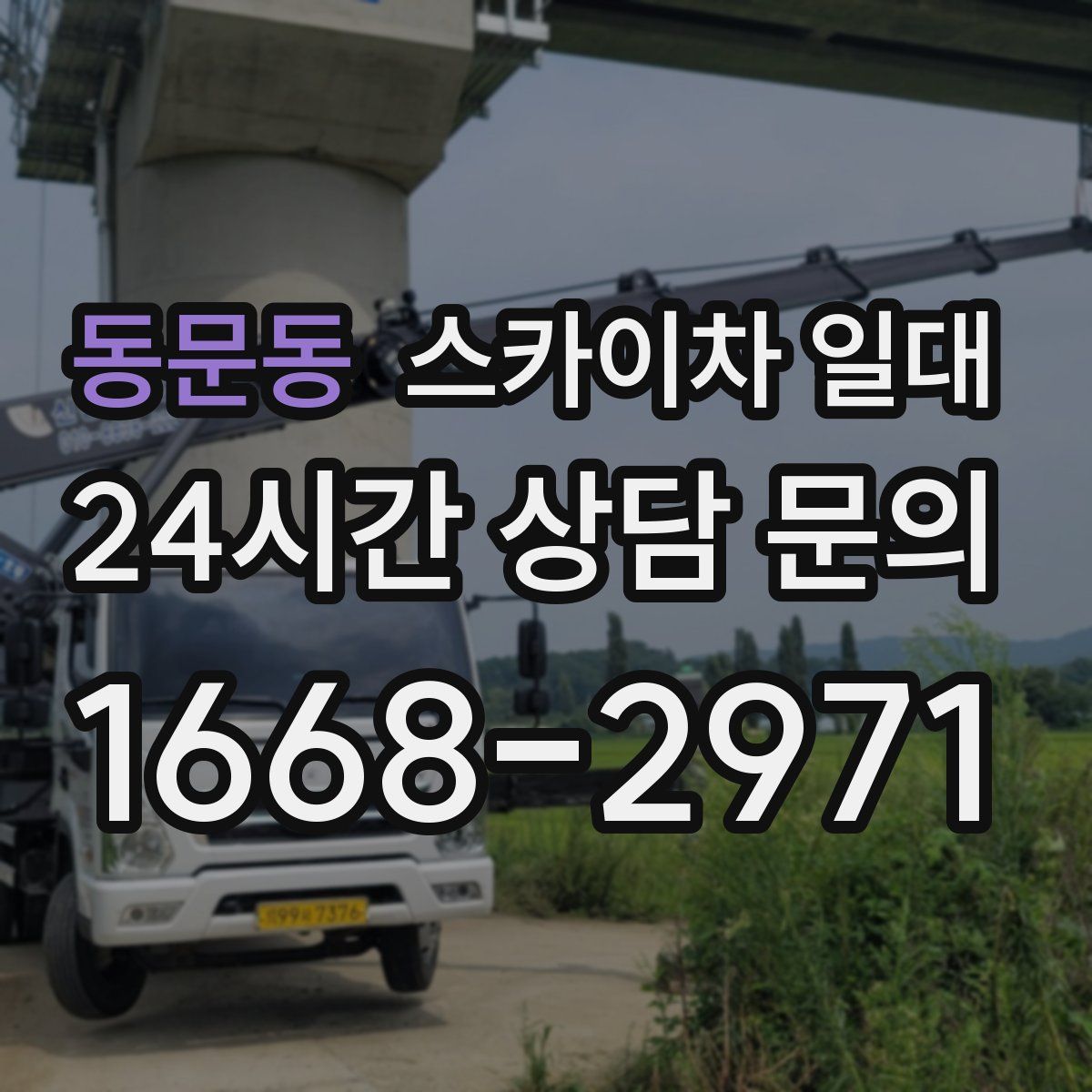 동문동 스카이차 일대