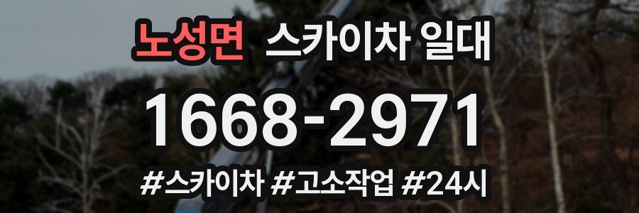 노성면 스카이차 일대