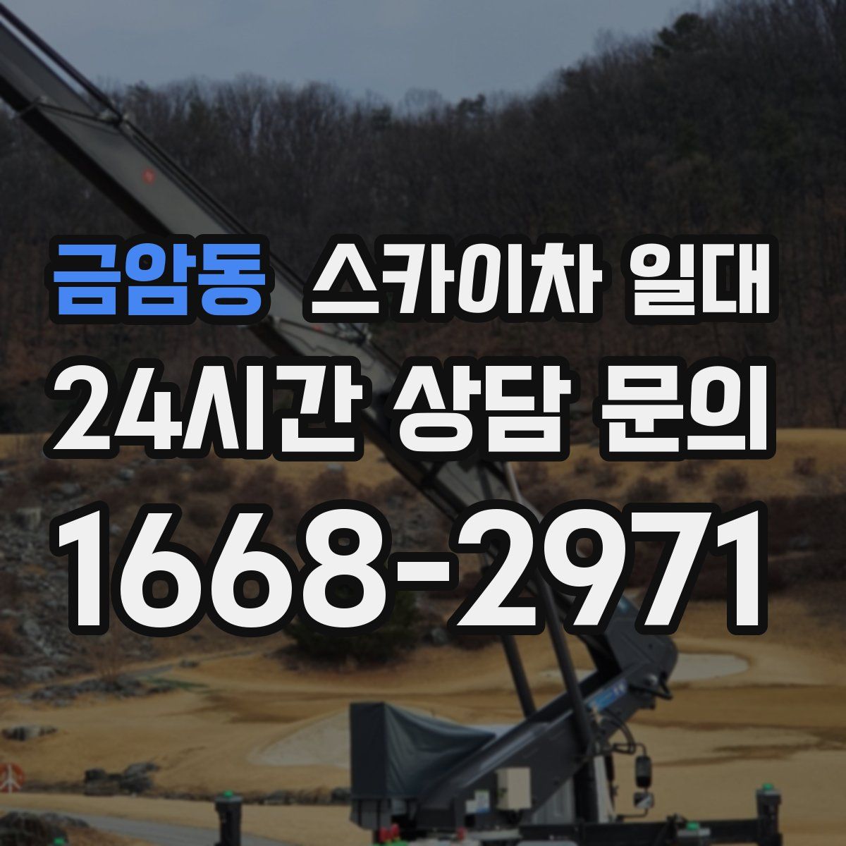 금암동 스카이차 일대