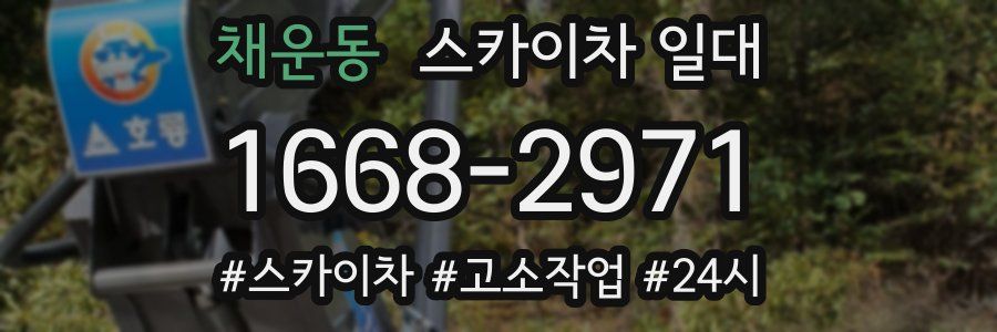 채운동 스카이차 일대