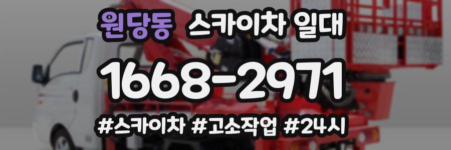 원당동 스카이차 일대