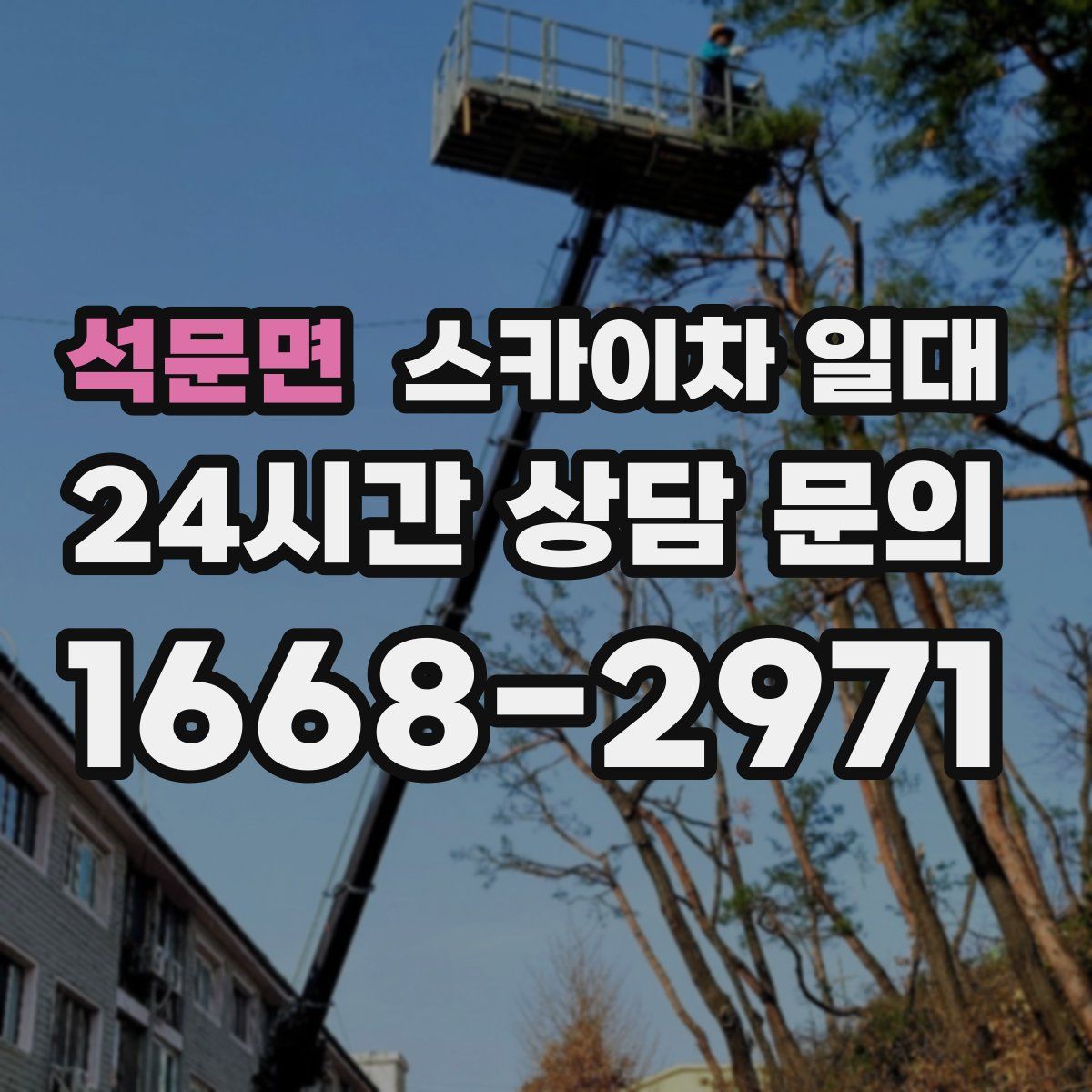 석문면 스카이차 일대