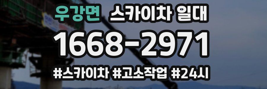 우강면 스카이차 일대