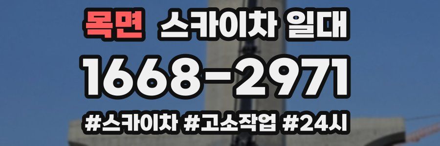 목면 스카이차 일대