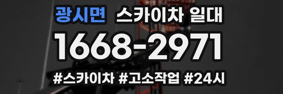 광시면 스카이차 일대