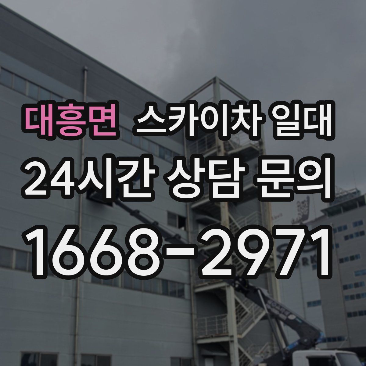 대흥면 스카이차 일대