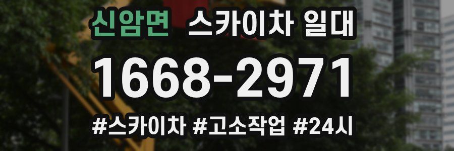 신암면 스카이차 일대