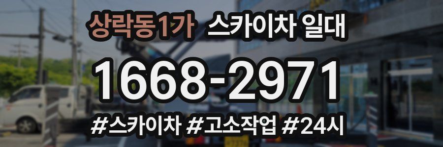 상락동1가 스카이차 일대