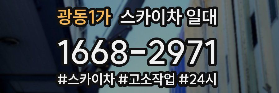 광동1가 스카이차 일대