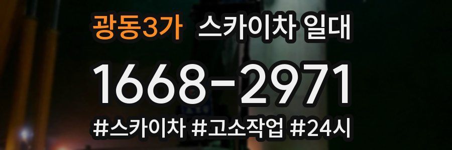 광동3가 스카이차 일대