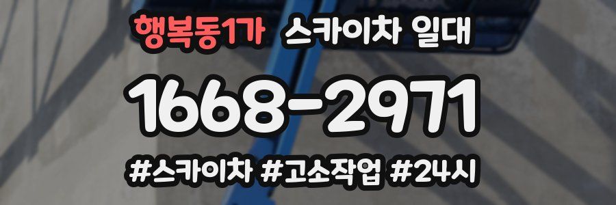 행복동1가 스카이차 일대