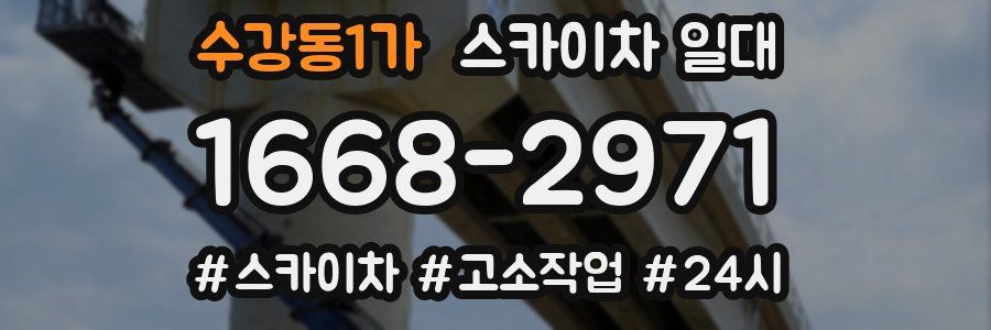 수강동1가 스카이차 일대