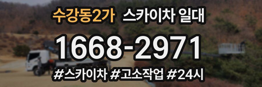 수강동2가 스카이차 일대
