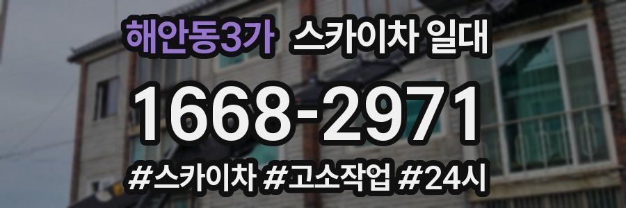 해안동3가 스카이차 일대