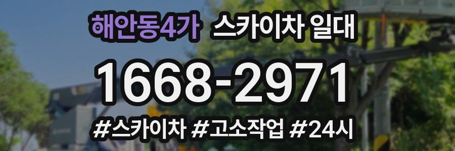 해안동4가 스카이차 일대