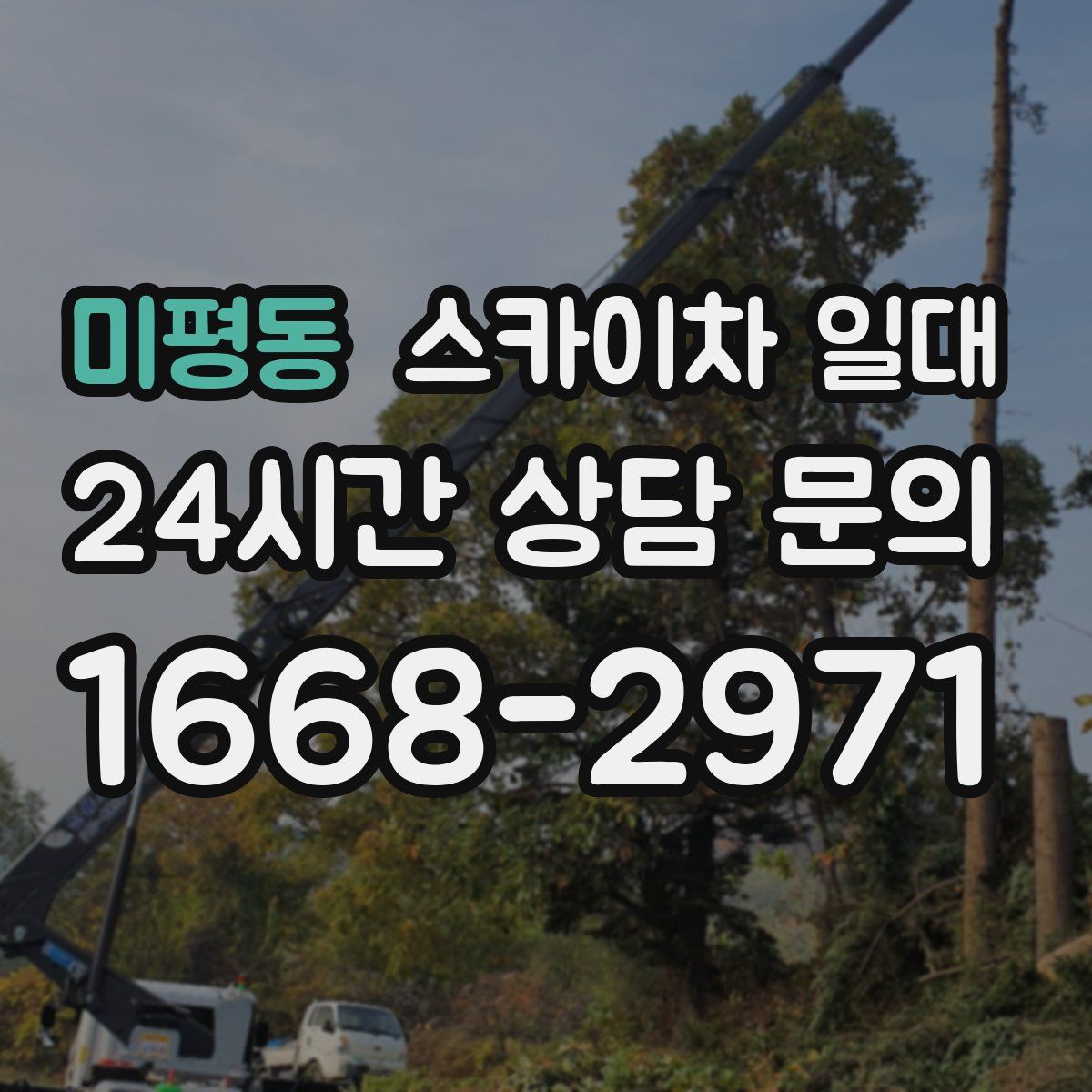 미평동 스카이차 일대