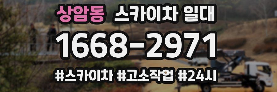 상암동 스카이차 일대