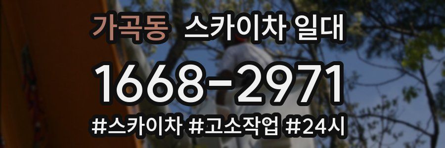 가곡동 스카이차 일대