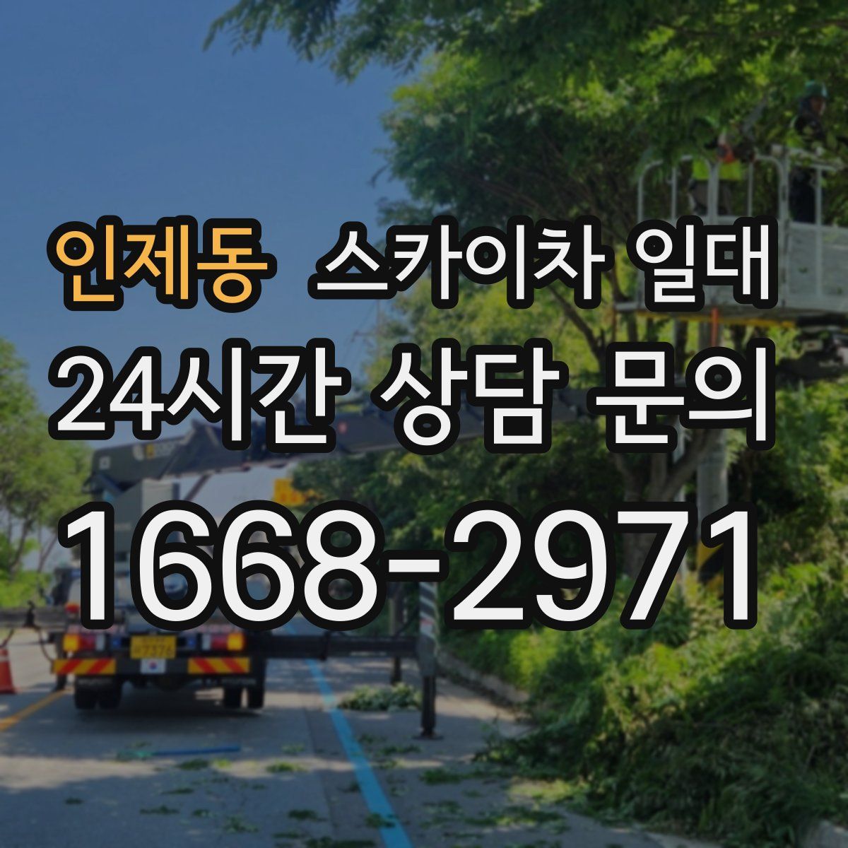 인제동 스카이차 일대