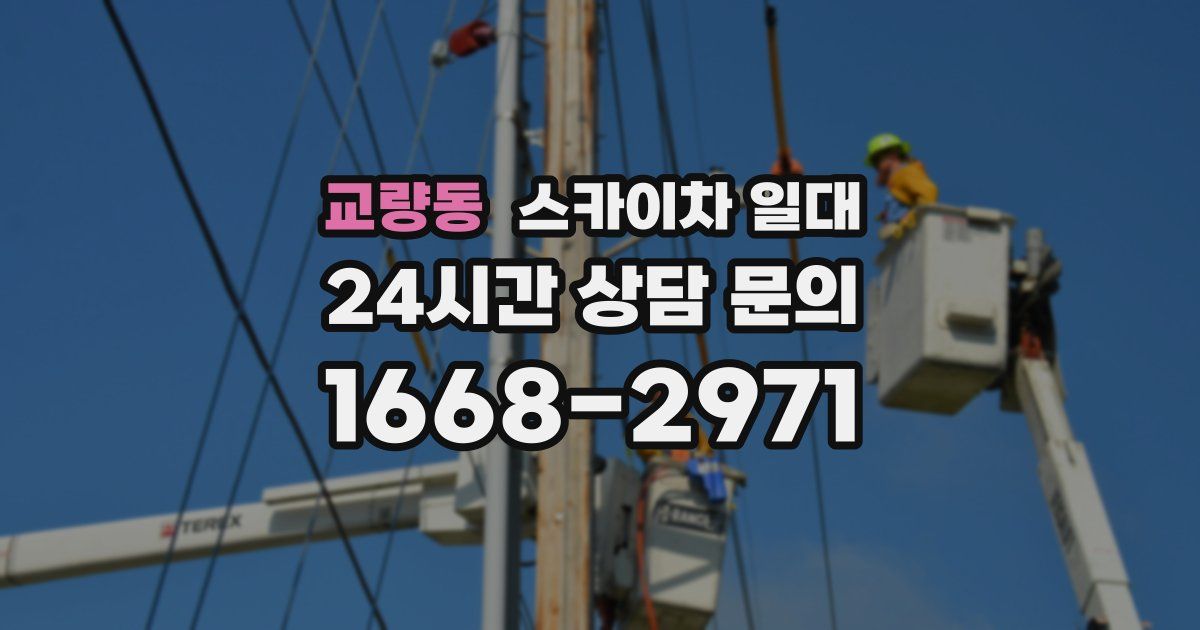 교량동 스카이차 일대
