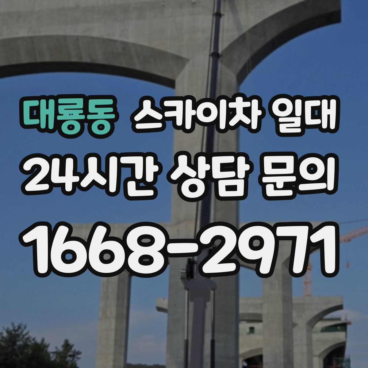 대룡동 스카이차 일대