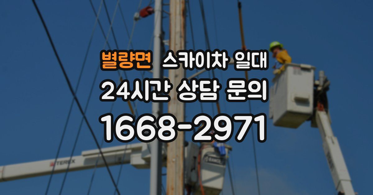 별량면 스카이차 일대