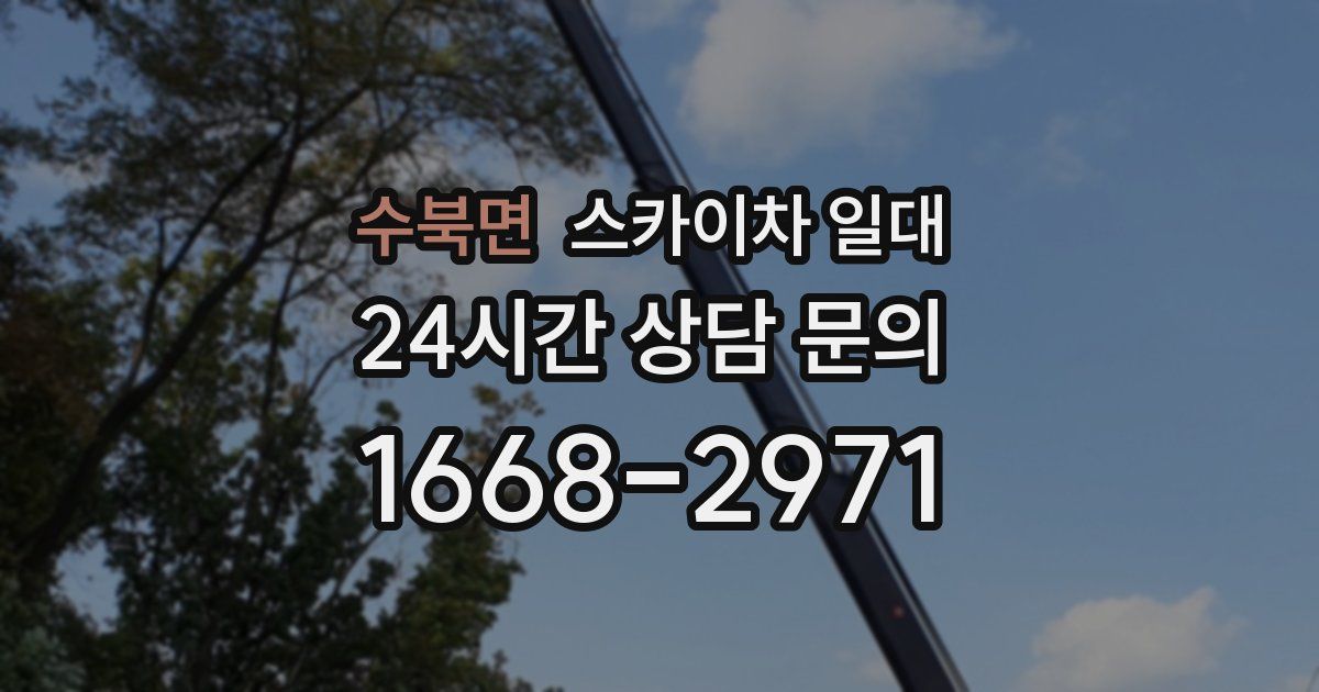 수북면 스카이차 일대