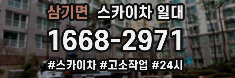삼기면 스카이차 일대