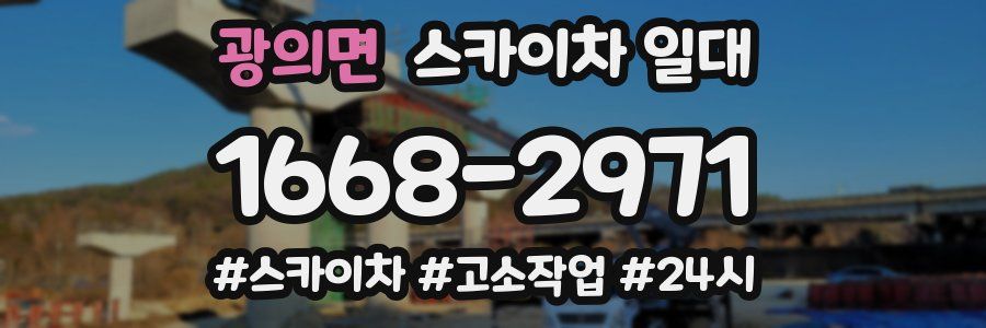 광의면 스카이차 일대