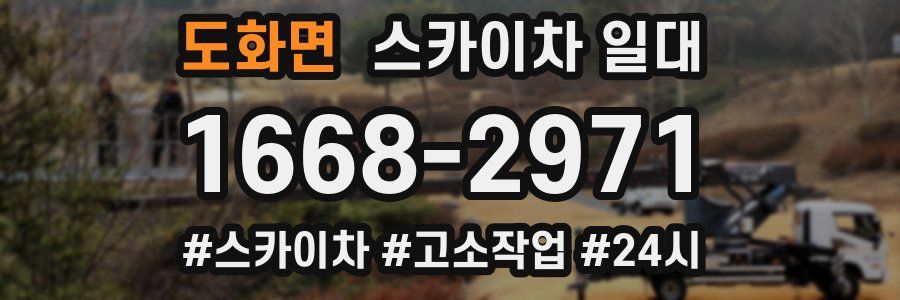 도화면 스카이차 일대