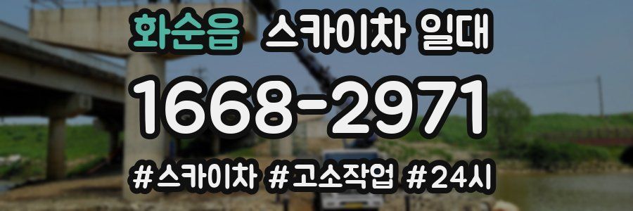 화순읍 스카이차 일대
