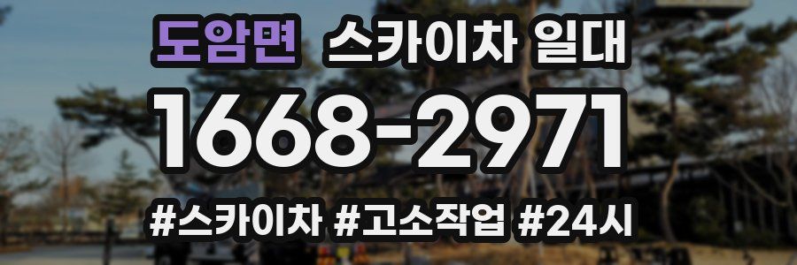 도암면 스카이차 일대