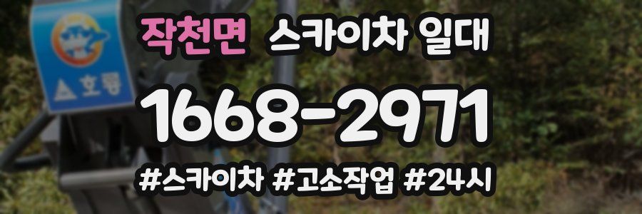 작천면 스카이차 일대
