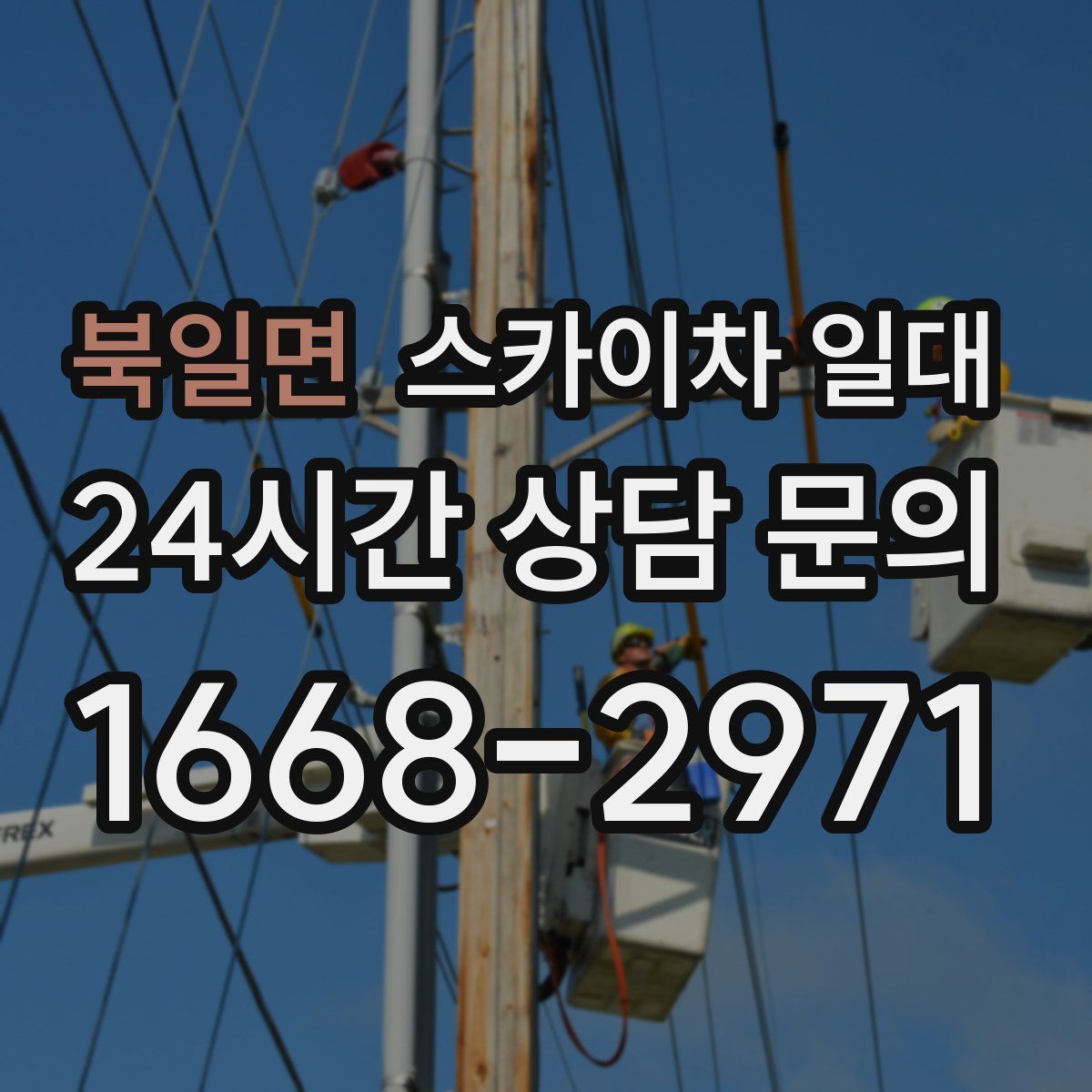 북일면 스카이차 일대