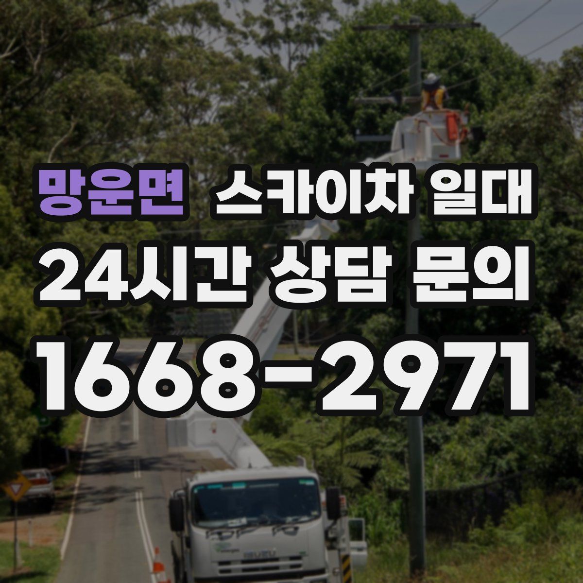 망운면 스카이차 일대