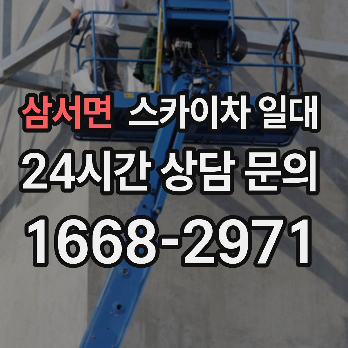 삼서면 스카이차 일대
