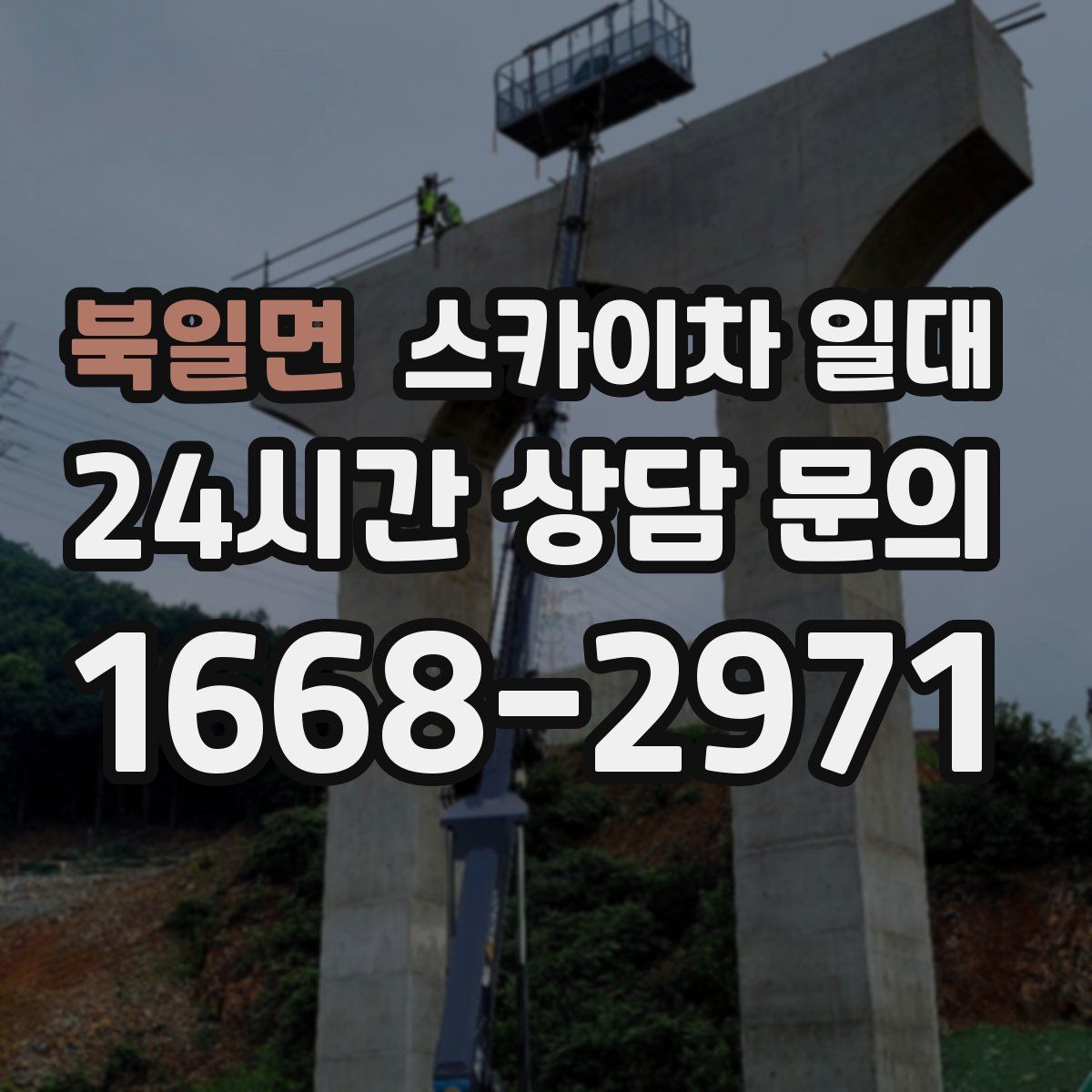 북일면 스카이차 일대