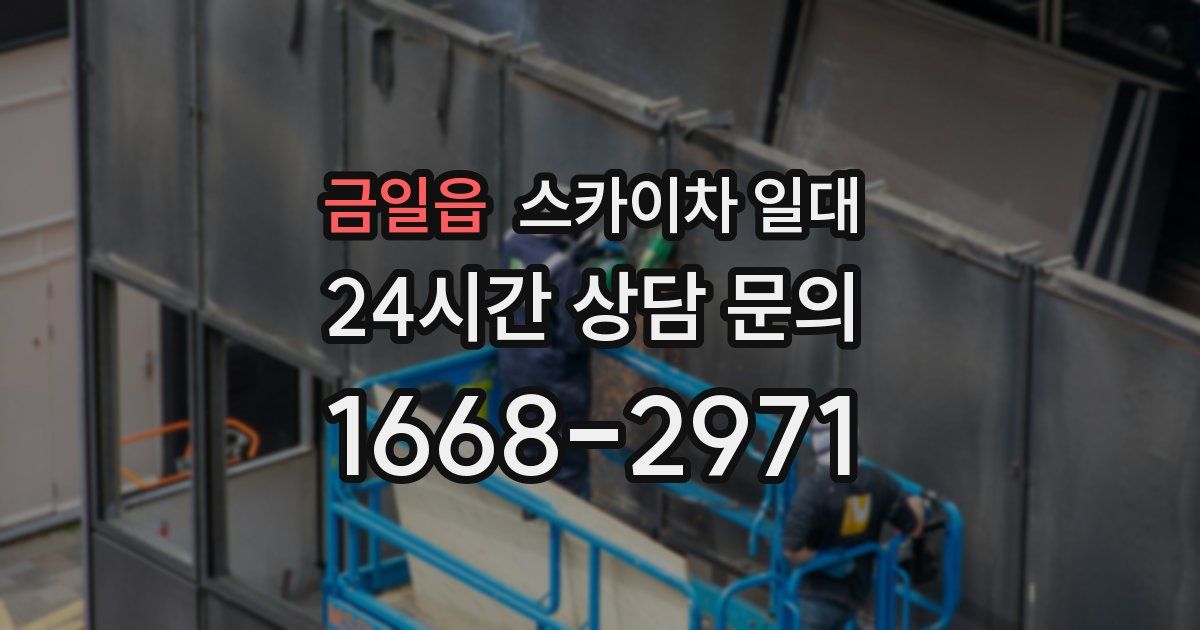 금일읍 스카이차 일대