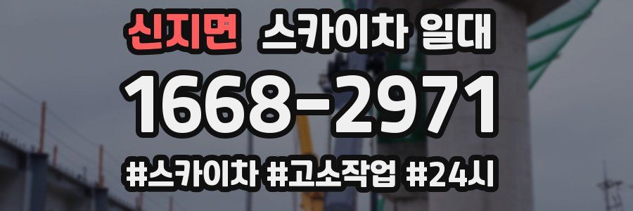 신지면 스카이차 일대