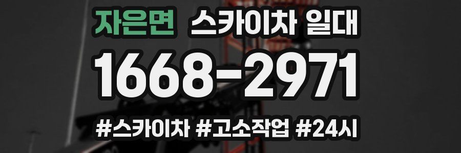 자은면 스카이차 일대