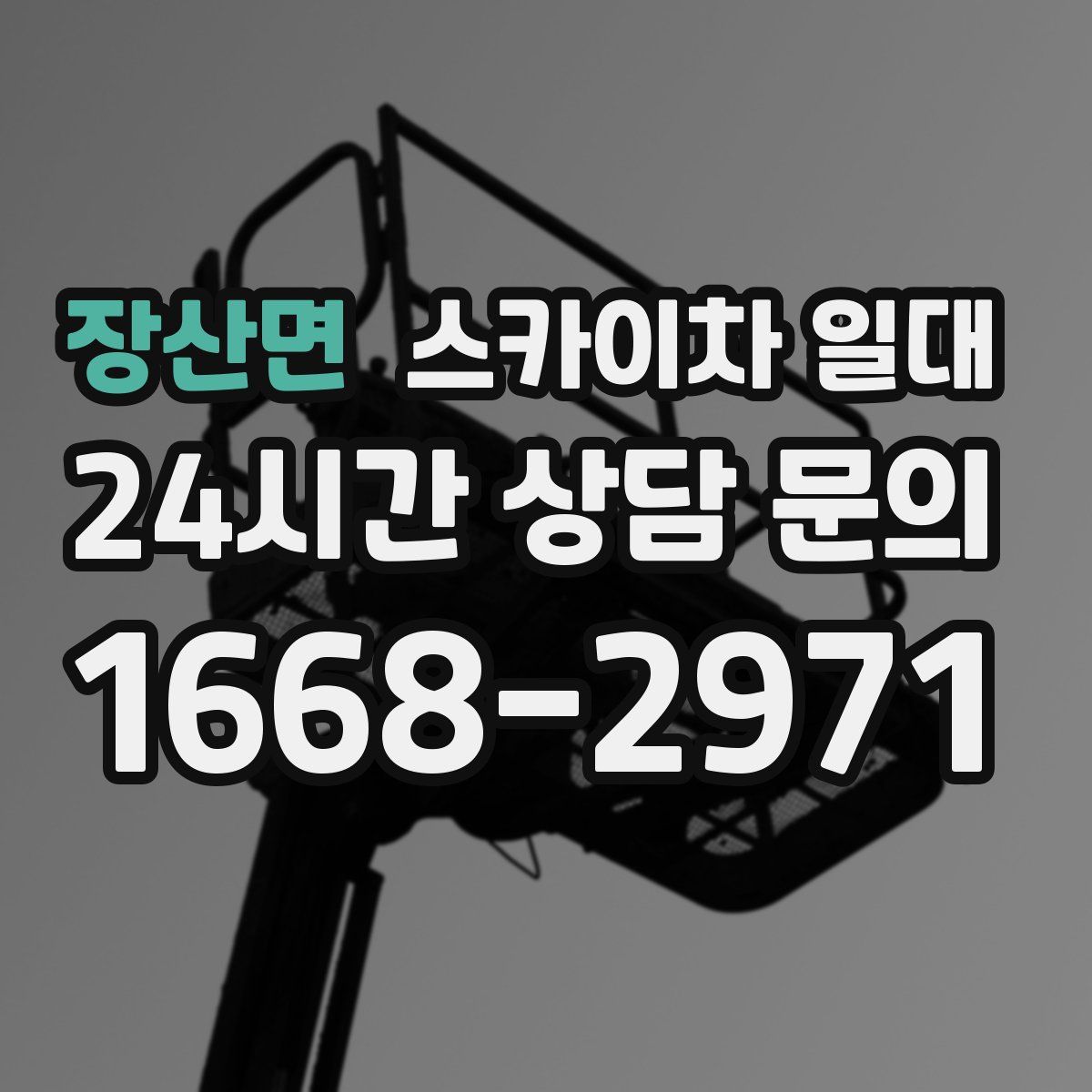 장산면 스카이차 일대