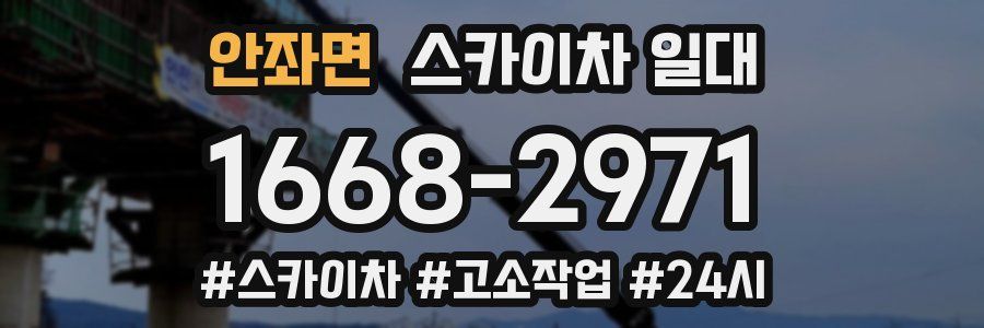 안좌면 스카이차 일대