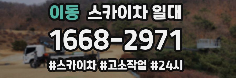 이동 스카이차 일대