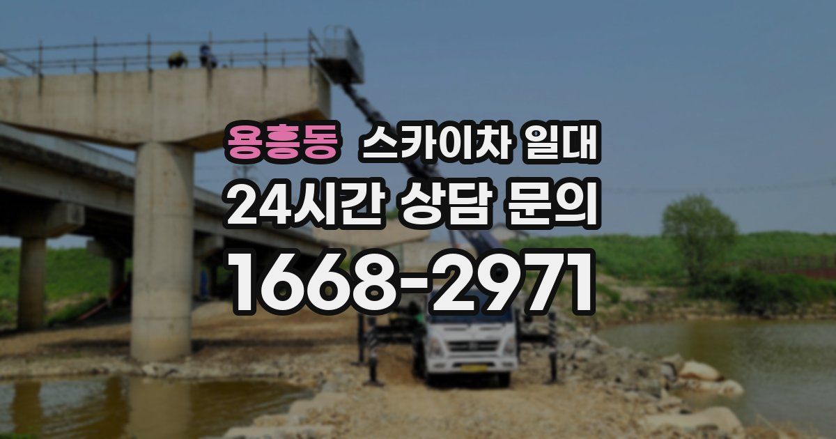 용흥동 스카이차 일대