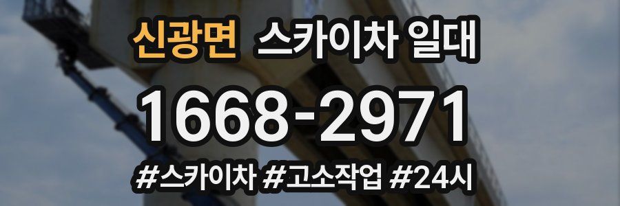 신광면 스카이차 일대