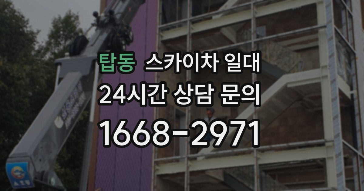 탑동 스카이차 일대