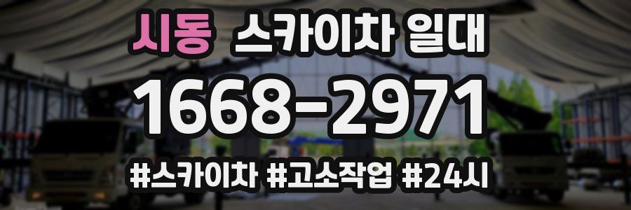 시동 스카이차 일대