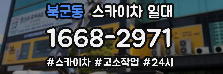 북군동 스카이차 일대