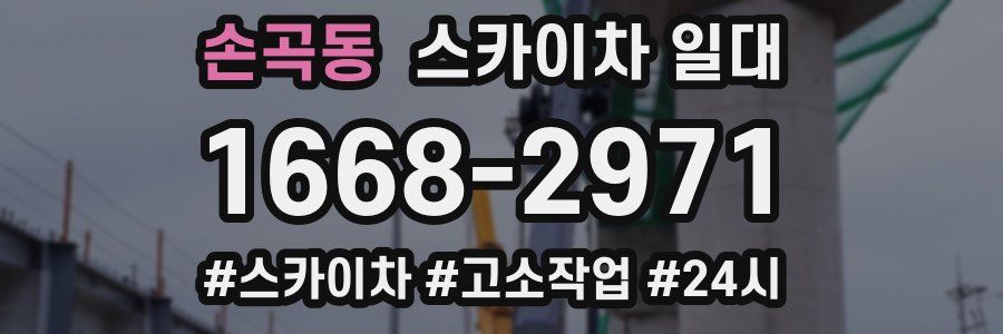 손곡동 스카이차 일대