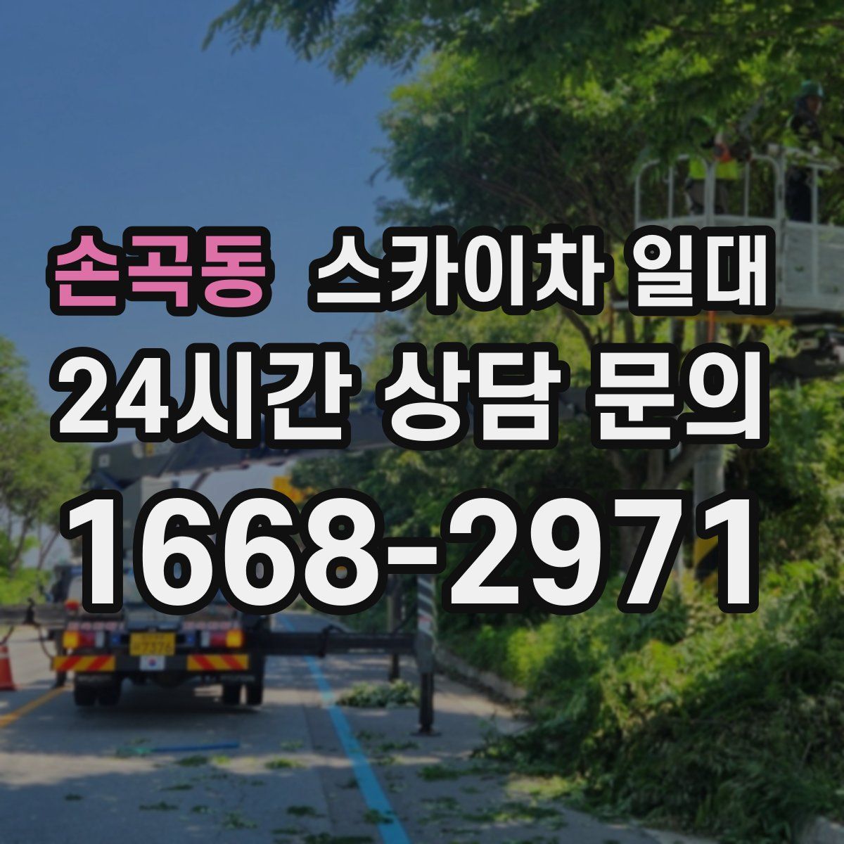 손곡동 스카이차 일대